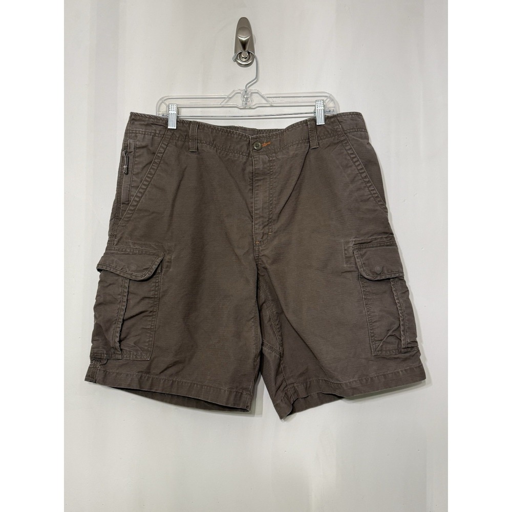 L.L. Bean Allagash Cargo Shorts 10" Utility Canvas Dark Cinder Men's 38